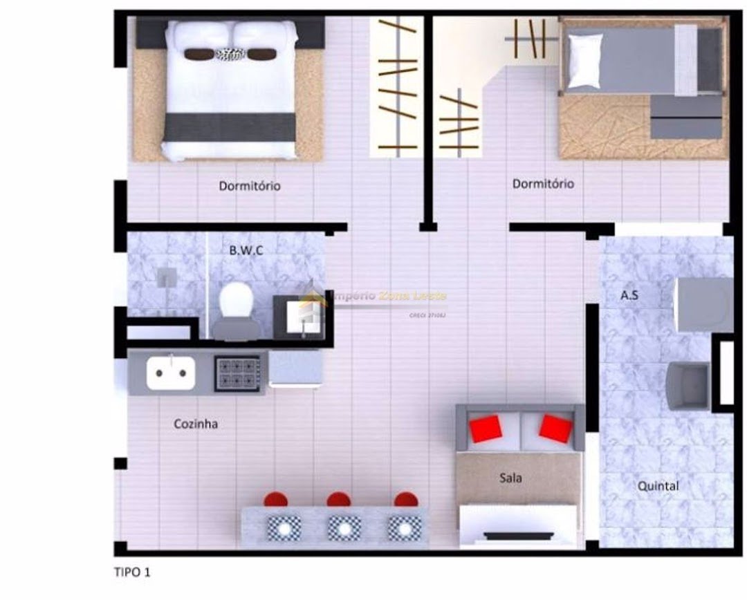 Prédio Inteiro, 38 m² - Foto 2