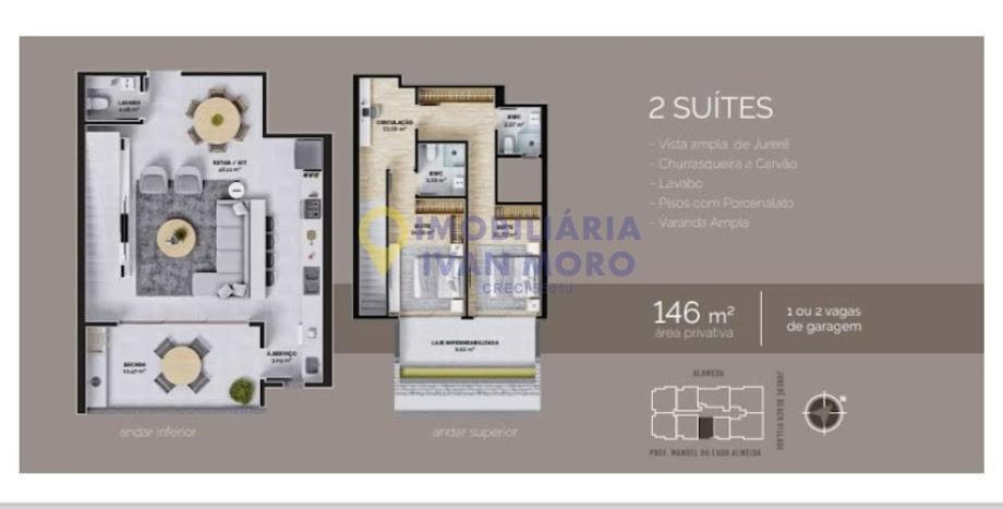 Apartamento à venda com 2 quartos, 2 suítes, 2 vagas e 146m² no Jurerê, Florianópolis (SC) — foto 8 de 8
