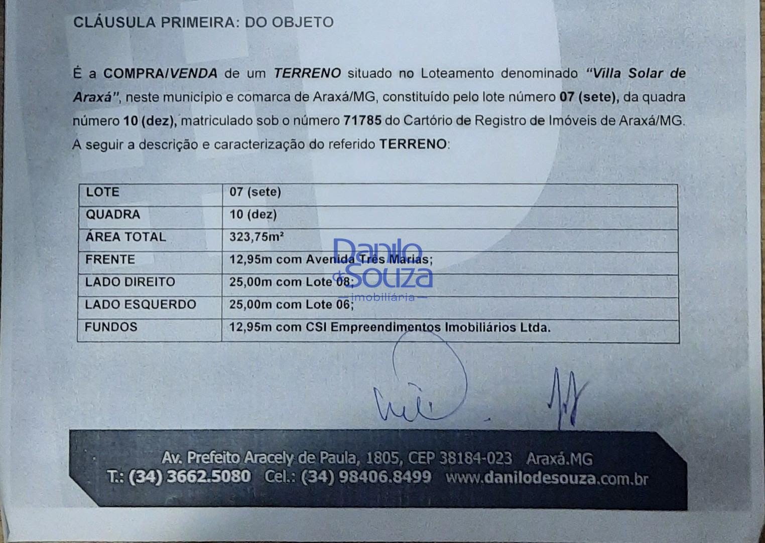 Terreno à venda com 323m² de terreno no Villa Solar de Araxá, Araxá (MG) — foto 3 de 3