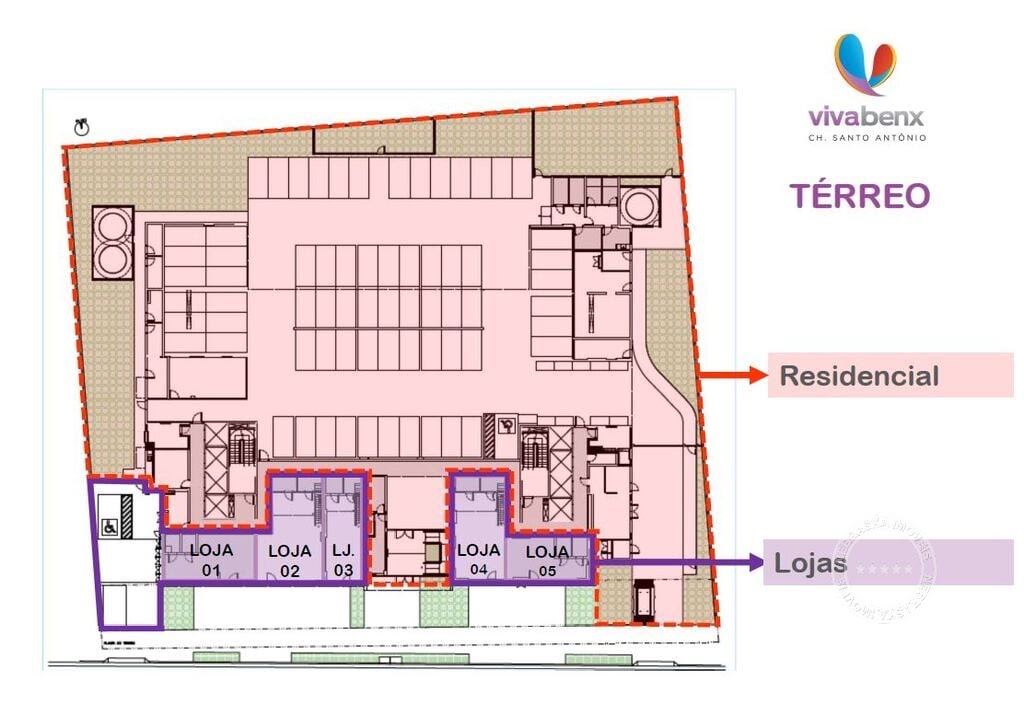 Implantação térreo