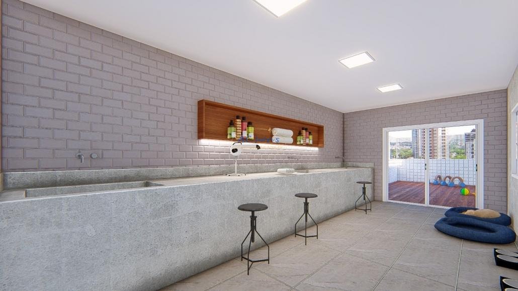 Apartamento à venda com 1 quarto, 1 suíte, 1 vaga e 55m² no Vila Caiçara, Praia Grande (SP) — foto 8 de 20