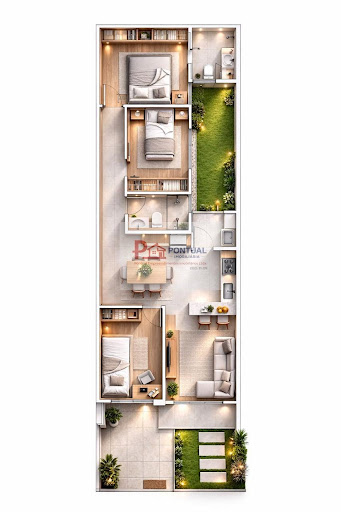 Casa Geminada em Jardim Primavera  -  Coronel Fabriciano