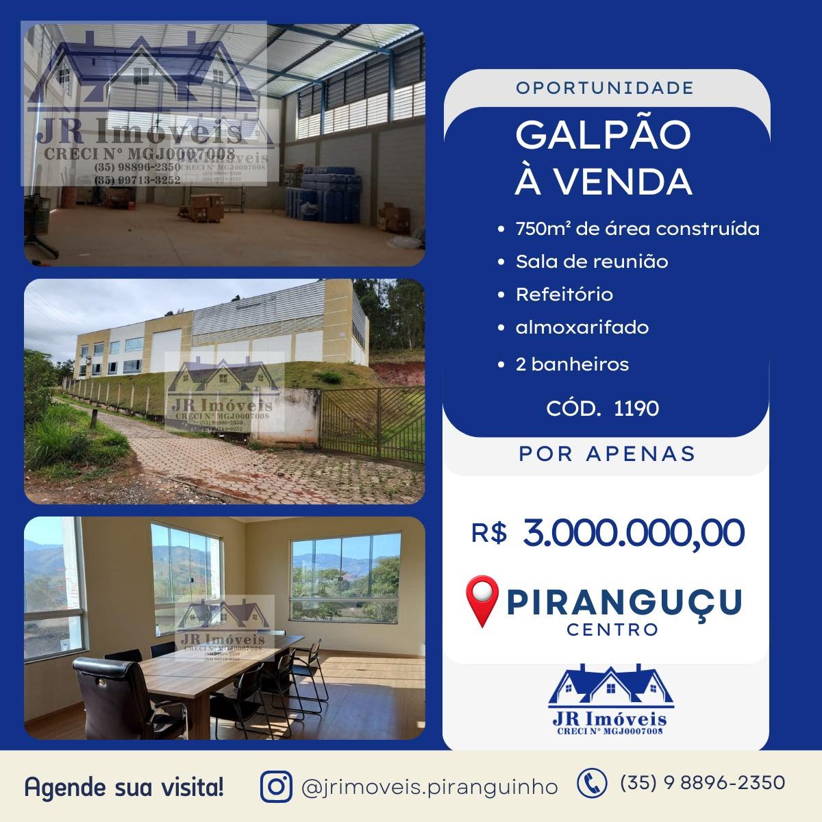 Comercial à venda com 2 banheiros e 750m² no Centro, Piranguçu — foto principal