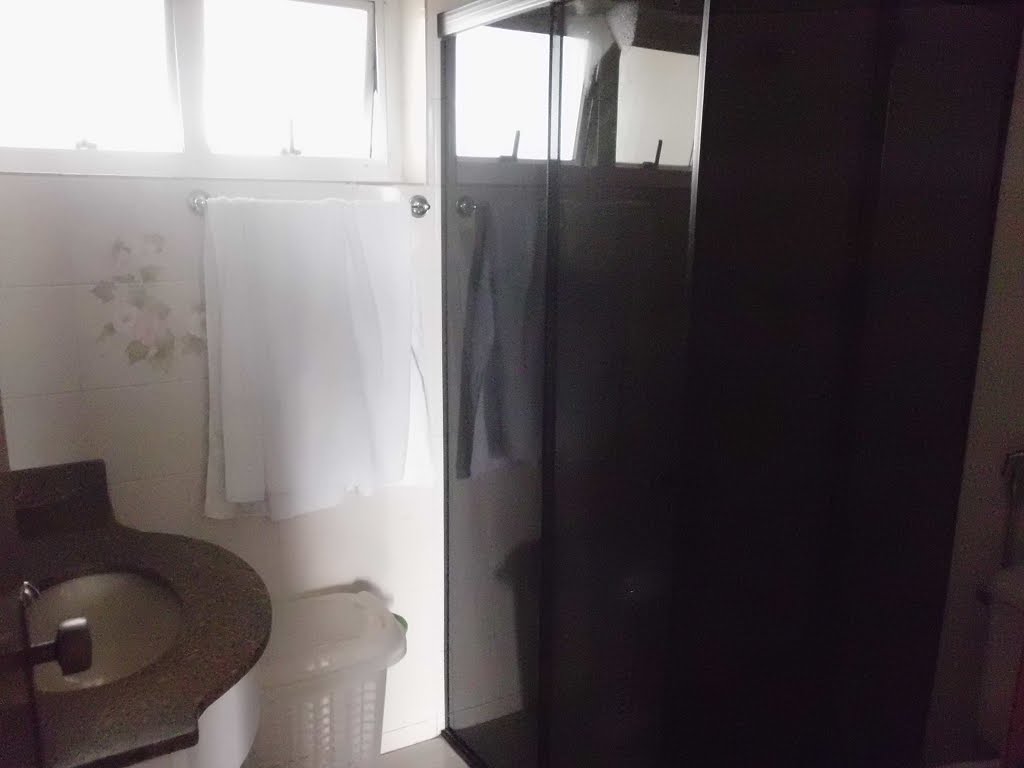 wc social com box de vidro