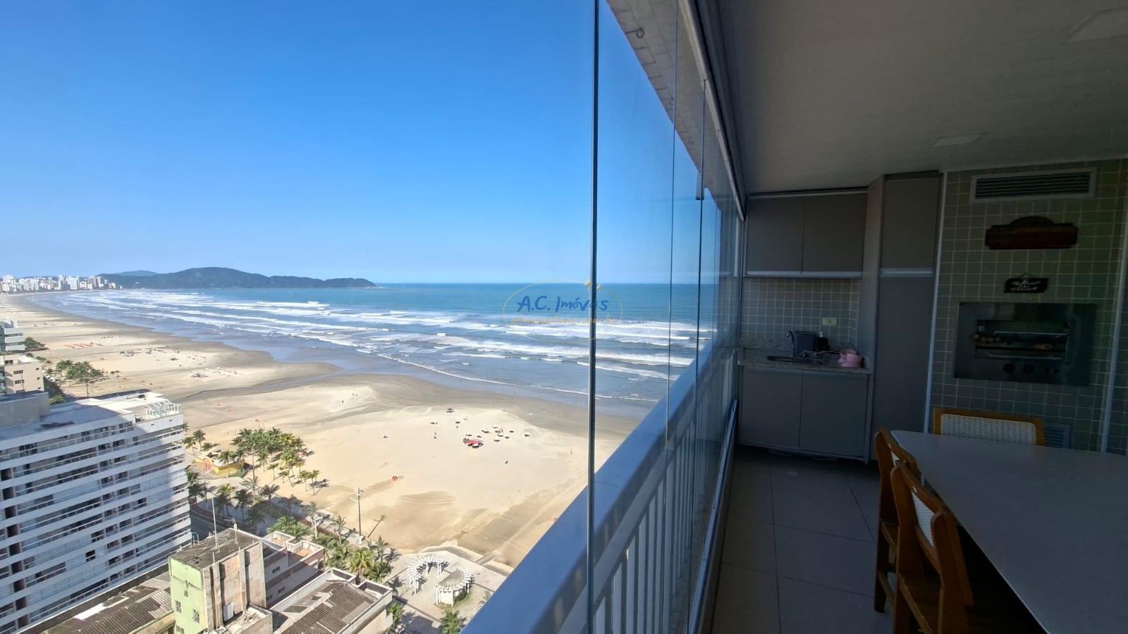 Apartamento para alugar com 3 quartos, 2 banheiros, 2 vagas e 123m² no Aviação, Praia Grande — foto principal