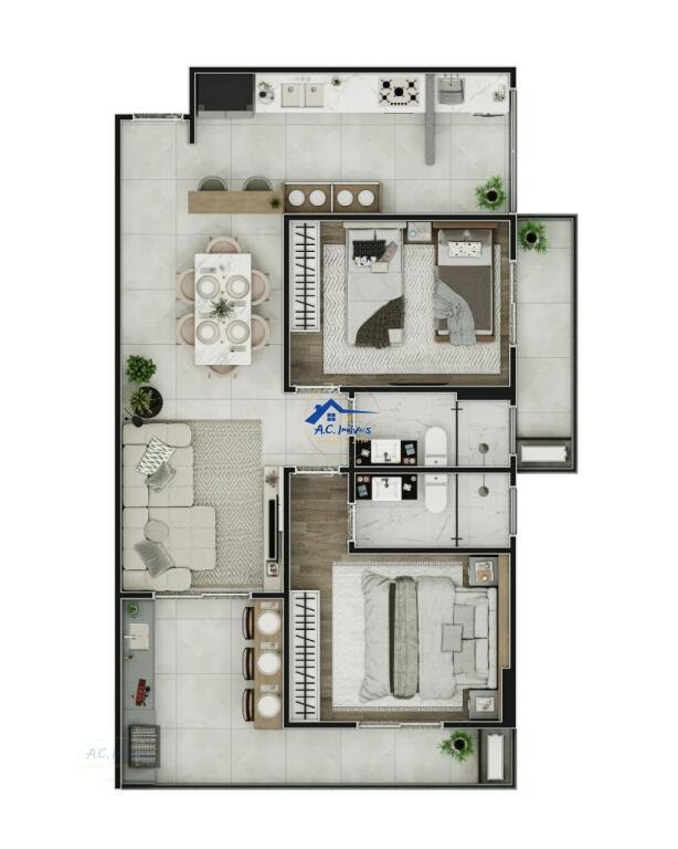 Apartamento à venda com 2 quartos, 1 suíte, 1 vaga e 87m² no Aviação, Praia Grande (SP) — foto 25 de 30
