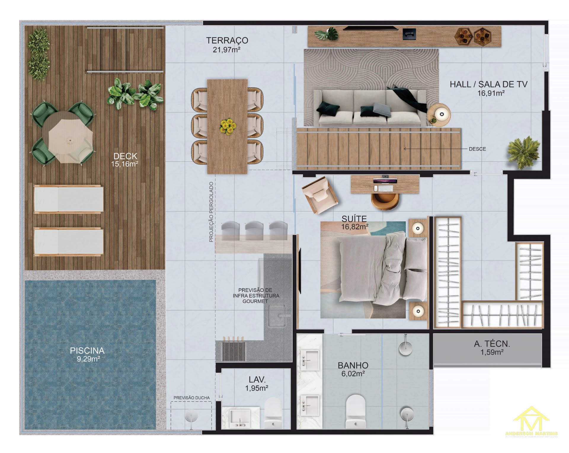 Apartamento à venda com 3 quartos, 2 banheiros, 2 vagas e 89m² no Praia da Costa, Vila Velha (ES) — foto 17 de 20