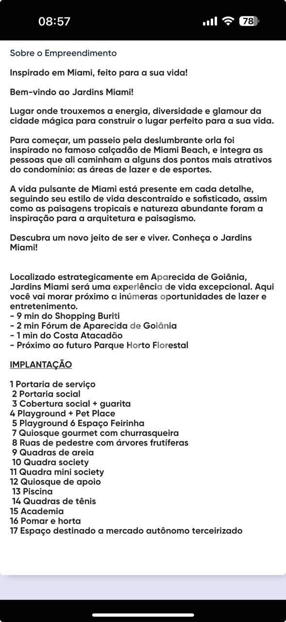 Terreno à venda com 200m² de terreno no Jardins Miami, Aparecida de Goiânia (GO) — foto 11 de 12