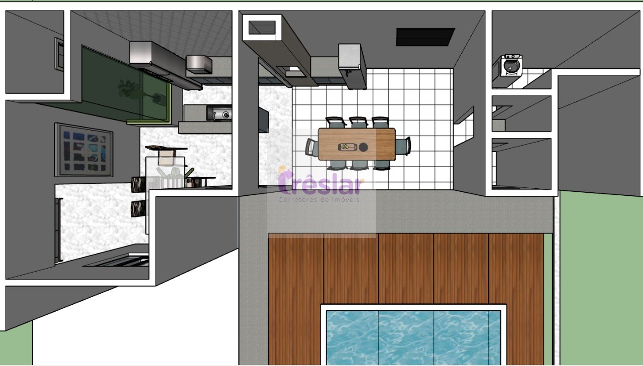 Casa à venda com 3 quartos, 1 suíte, 4 vagas e 190m² no Santos Dumont, Três Lagoas (MS) — foto 3 de 25