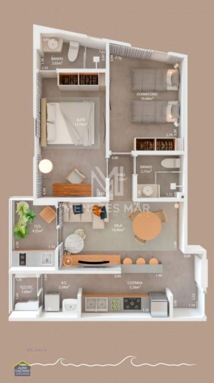 Apartamento à venda com 2 quartos, 2 suítes, 2 vagas e 98m² no Guilhermina, Praia Grande (SP) — foto 27 de 30