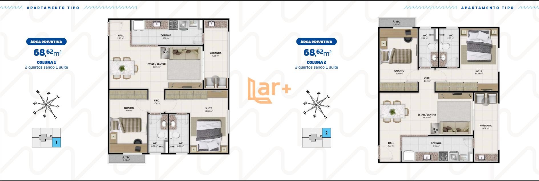 Apartamento à venda com 3 quartos, 1 suíte, 1 vaga e 68m² no Atalaia, Aracaju (SE) — foto 15 de 15