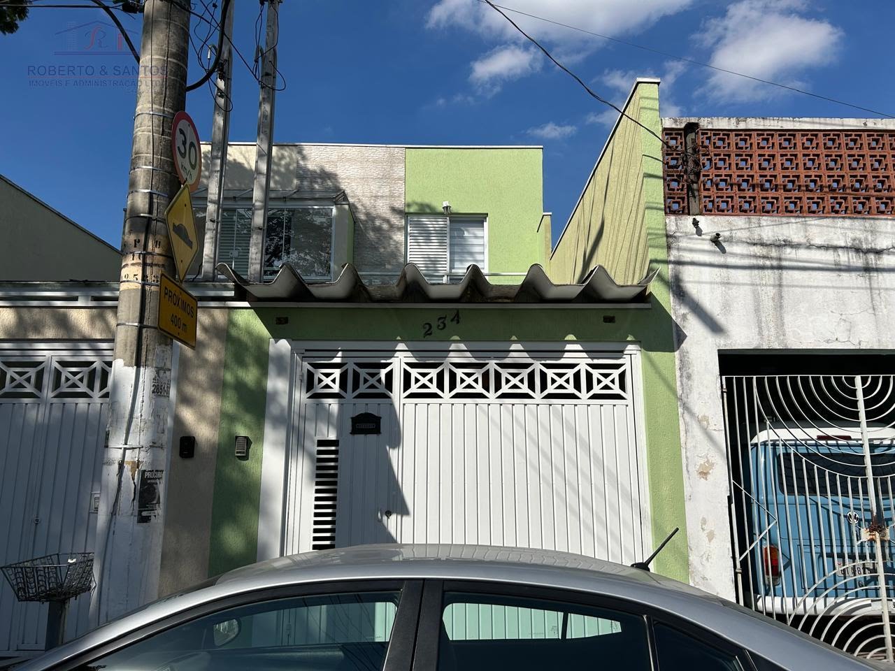 Vista do sobrado