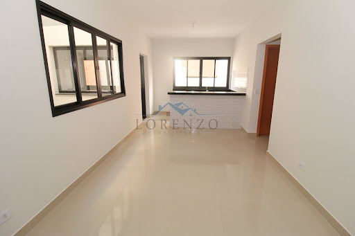 Sala de estar e cozinha