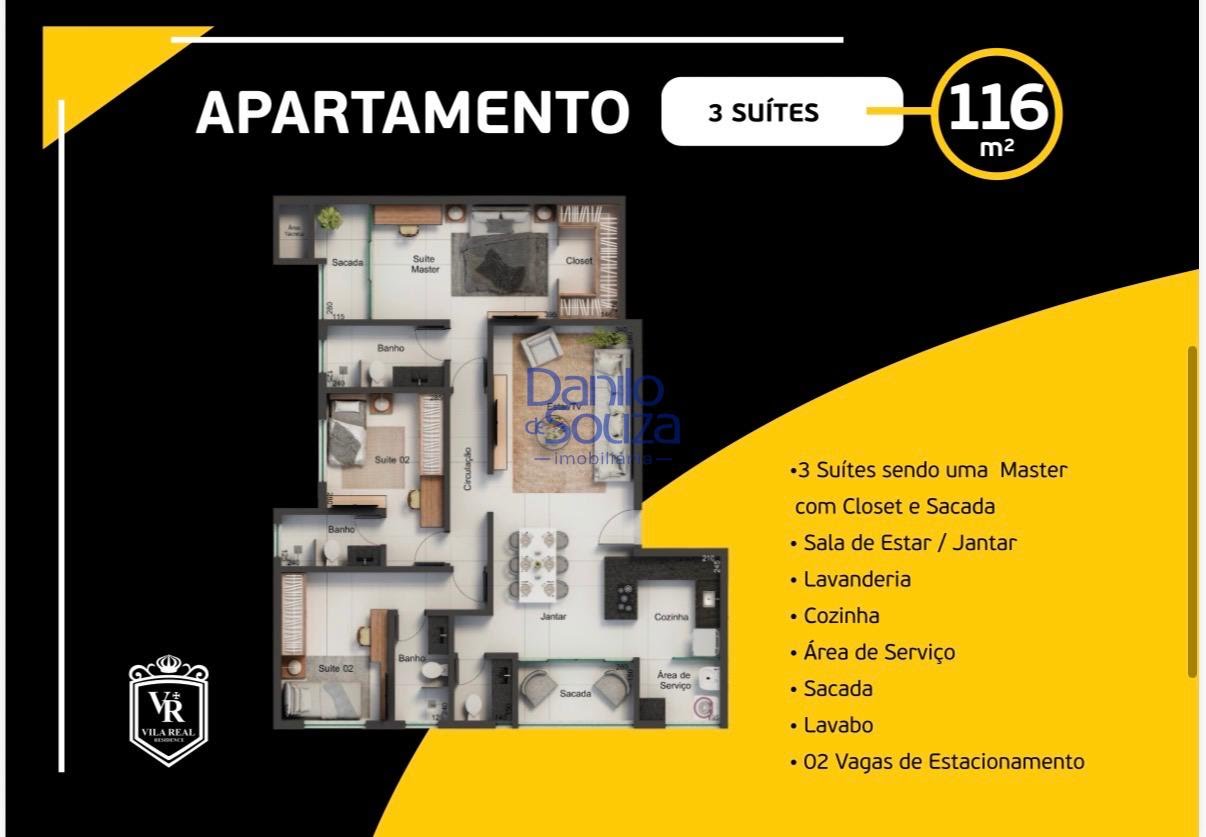Apartamento à venda com 2 quartos, 1 suíte, 1 vaga e 70m² no Vila Silveria, Araxá (MG) — foto 6 de 6