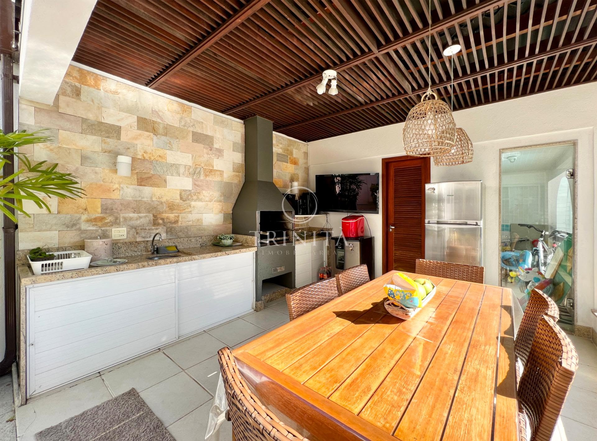 Área gourmet da casa à venda no Quintas do Rio