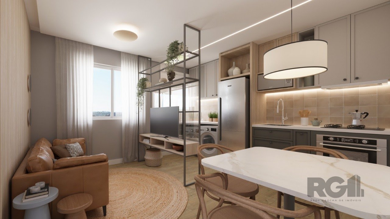 Sala e cozinha
