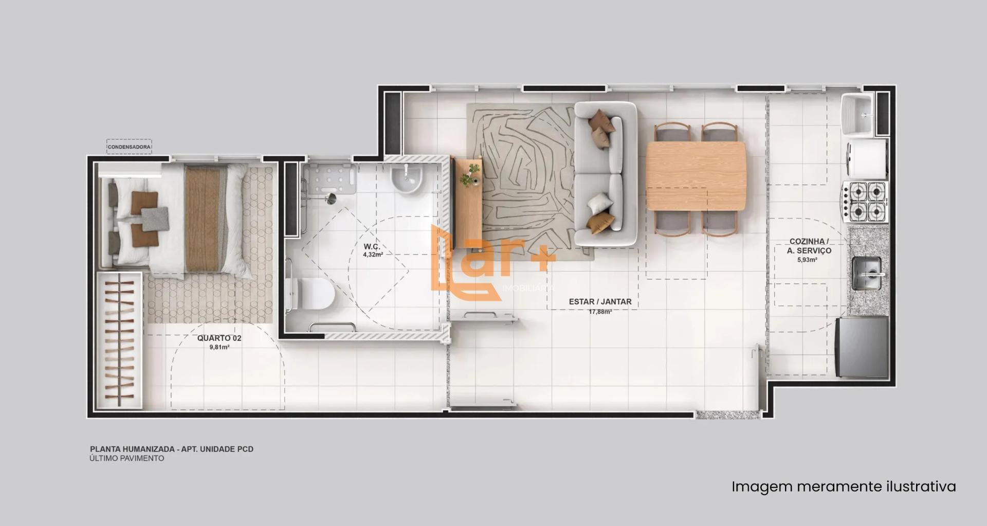 Apartamento à venda com 2 quartos, 1 banheiro, 1 vaga e 44m² no Soledade, Aracaju (SE) — foto 25 de 27