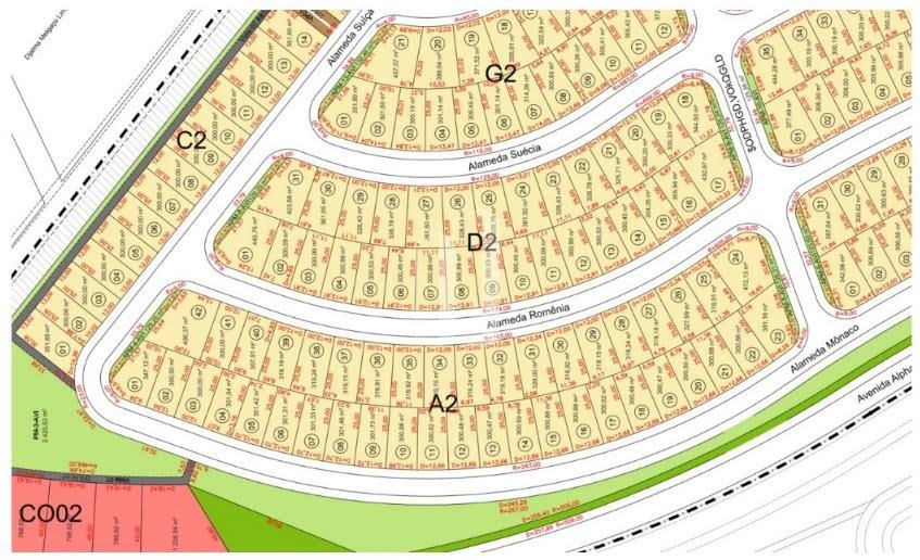 Terreno à venda com 318m² de terreno no Terras Alpha Residencial 2, Senador Canedo — foto principal