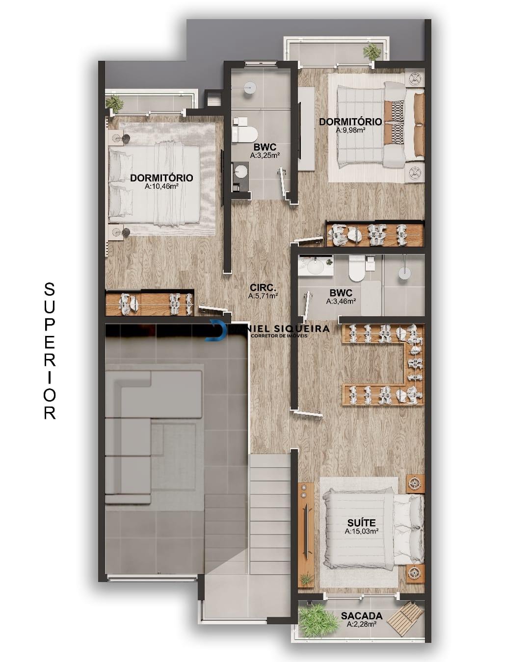 Casa à venda com 3 quartos, 1 suíte, 2 vagas e 152m² no Bairro Deltaville, Biguaçu (SC) — foto 27 de 29