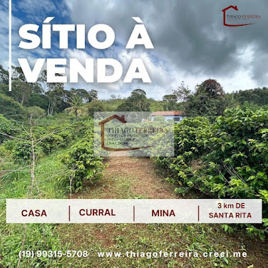 Sítio em Área Rural  -  Santa Rita do Passa Quatro