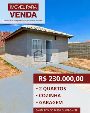 Casa em Recanto dos Pássaros  -  Santa Rita do Passa Quatro