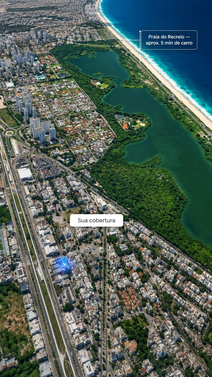 Cobertura para alugar com 4 quartos, 4 suítes, 4 vagas e 200m² no Recreio dos Bandeirantes, Rio de Janeiro (RJ) — foto 13 de 14