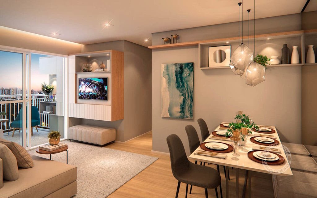 Living apto 66m2