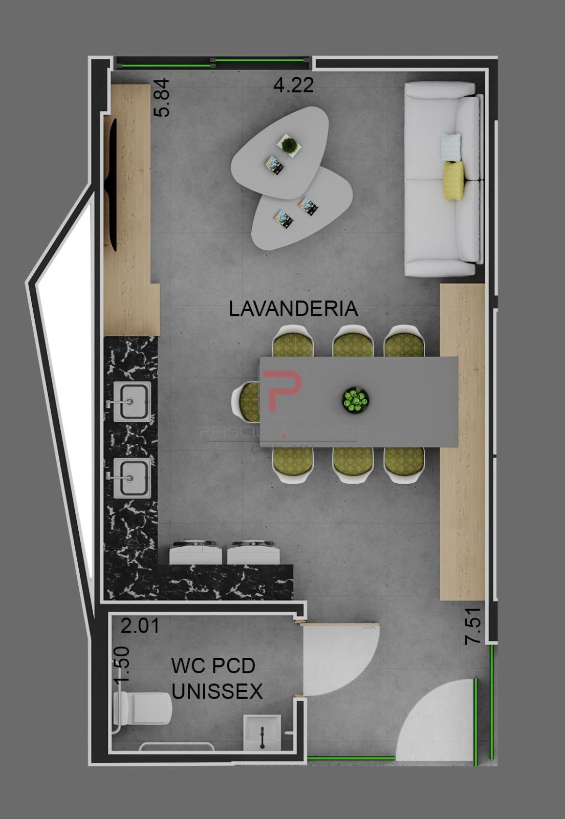 Apartamento à venda com 1 quarto, 1 banheiro e 27m² no Bessa, João Pessoa (PB) — foto 17 de 23
