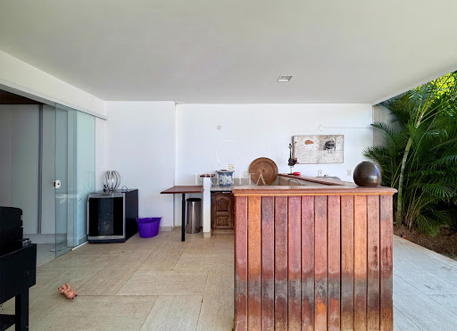 Área gourmet da casa à venda no condomínio Rio Mar