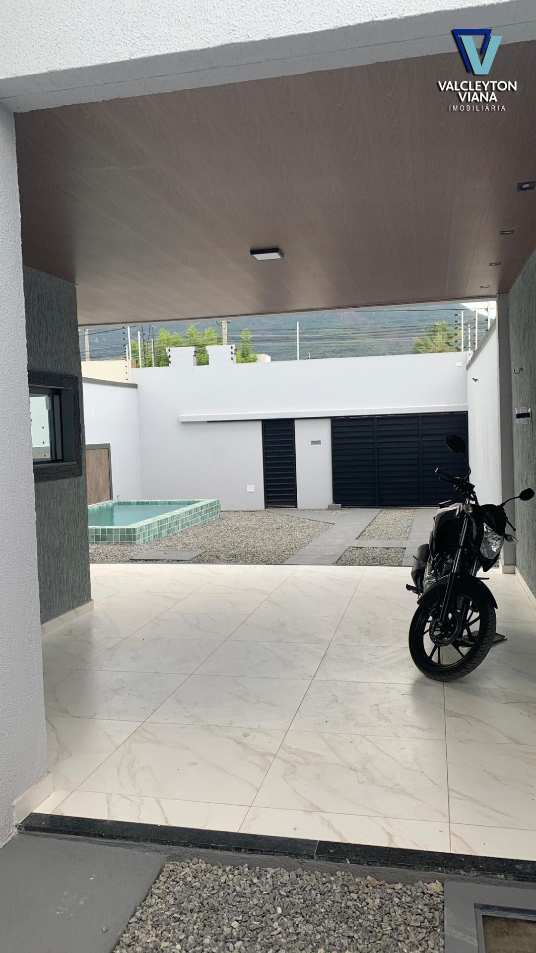 Garagem coberta