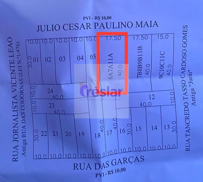 Terreno à venda com 700m² de terreno no Carioca, Três Lagoas (MS) — foto 3 de 3