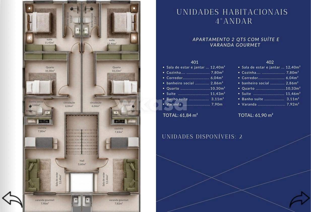 Apartamento à venda com 2 quartos, 1 suíte, 1 vaga e 61m² no Iriri, Anchieta (ES) — foto 12 de 13