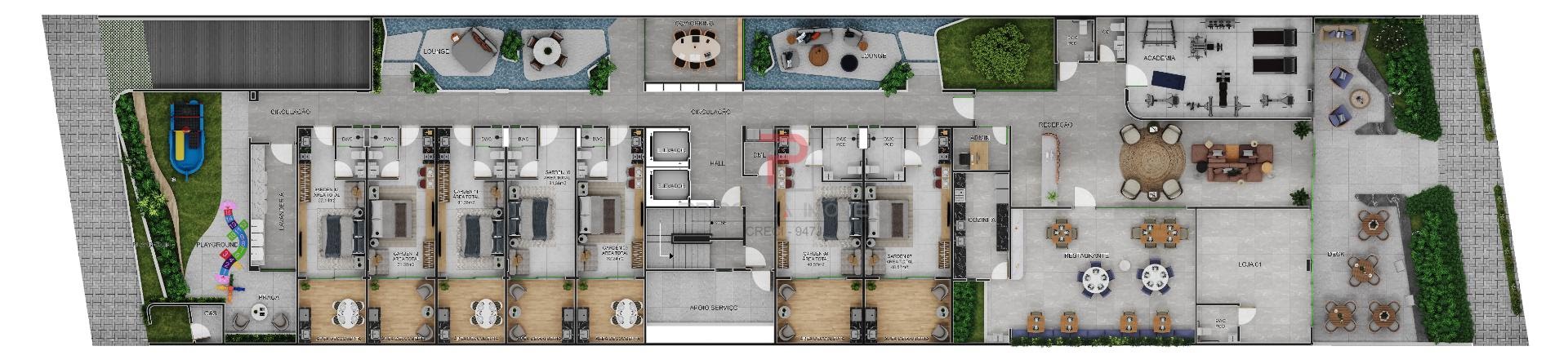 Apartamento à venda com 1 quarto, 1 banheiro e 31m² no Manaíra, João Pessoa (PB) — foto 25 de 25
