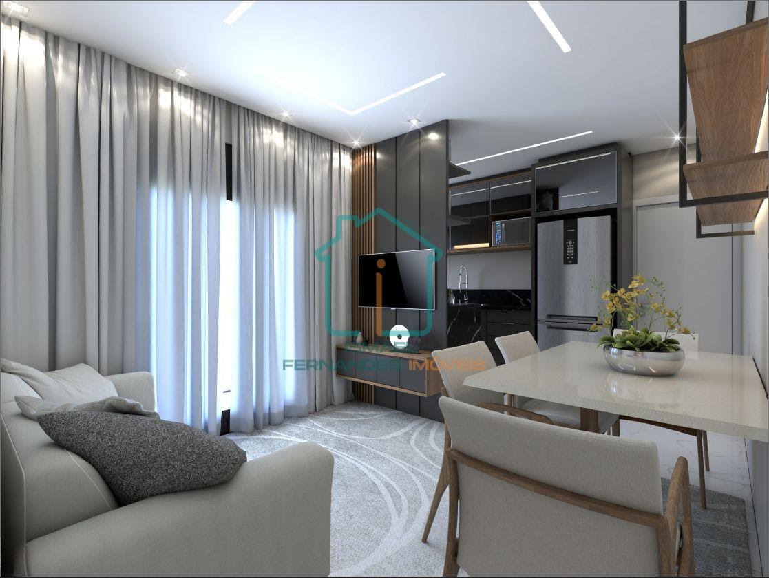 Sala e cozinha integradas