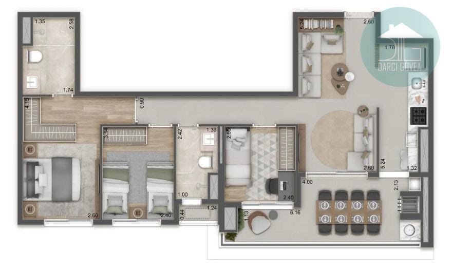Apartamento à venda com 3 quartos, 1 suíte, 1 vaga e 85m² no Freguesia do Ó, São Paulo (SP) — foto 2 de 14