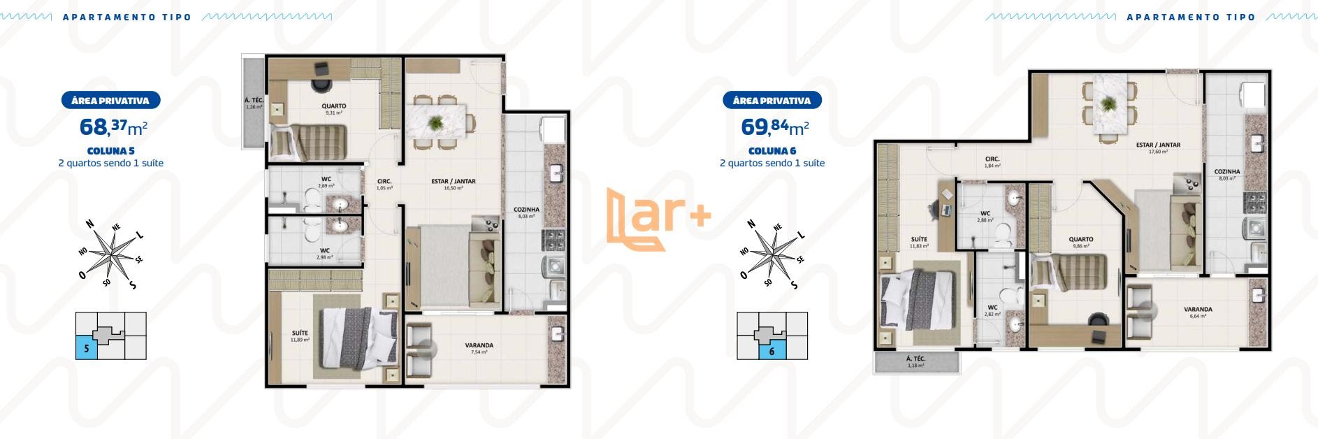 Apartamento à venda com 3 quartos, 1 suíte, 1 vaga e 68m² no Atalaia, Aracaju (SE) — foto 14 de 15