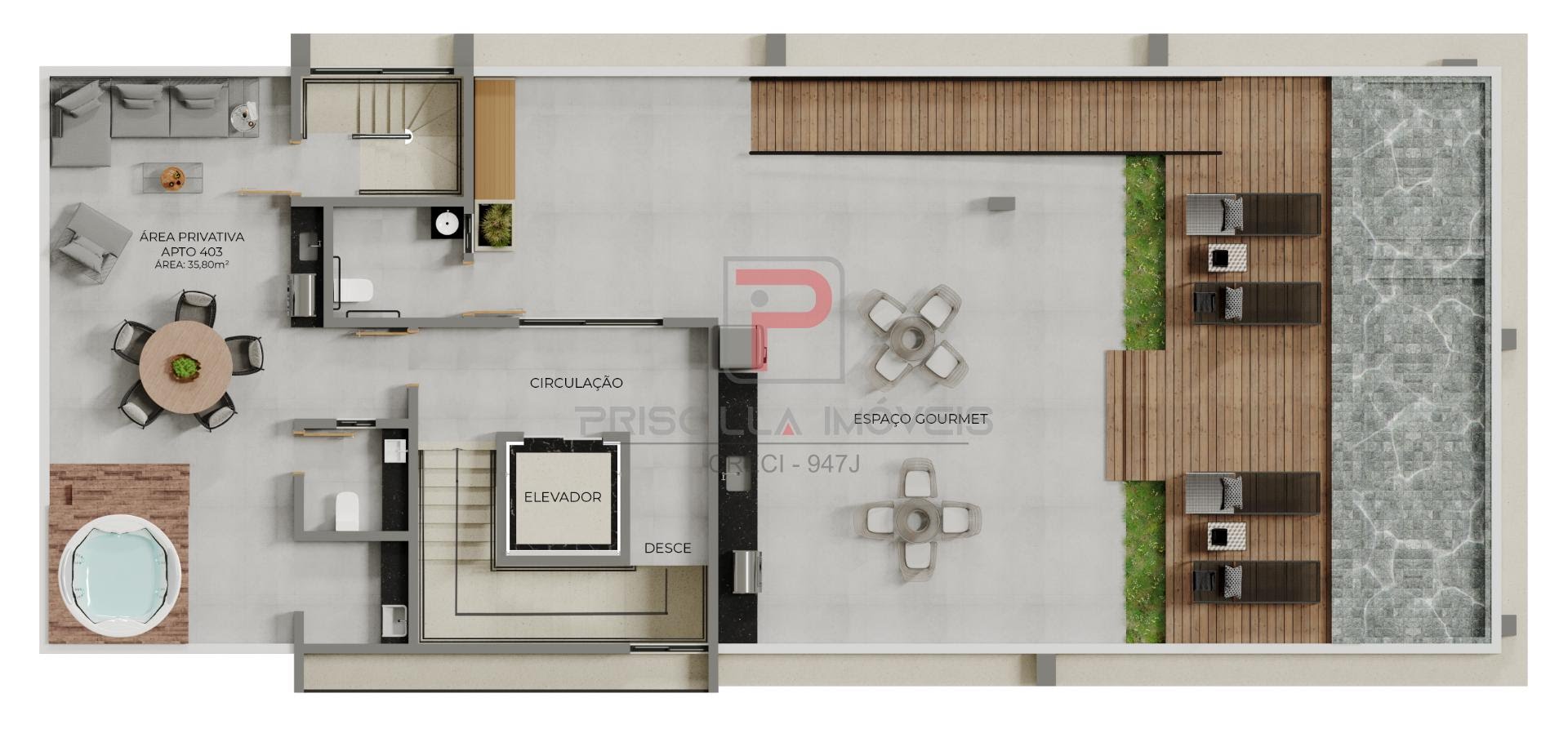Apartamento à venda com 3 quartos e 55m² no Bessa, João Pessoa (PB) — foto 16 de 18