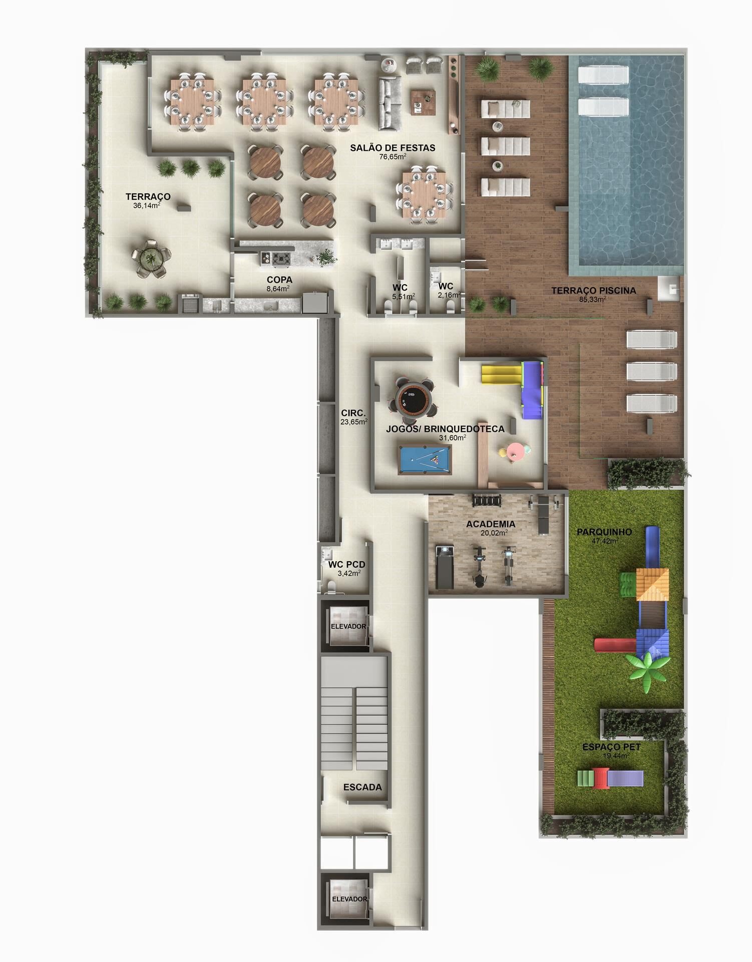 Apartamento à venda com 2 quartos, 1 suíte, 1 vaga e 75m² no Praia João Rosa, Biguaçu (SC) — foto 10 de 12