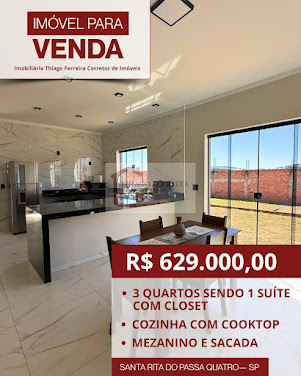 Casa em Recanto dos Pássaros  -  Santa Rita do Passa Quatro