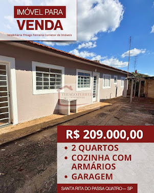 Casa em Jardim Cel Victor Meirelles  -  Santa Rita do Passa Quatro