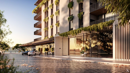 Apartamento de alto padrão em residencial frente ao mar 