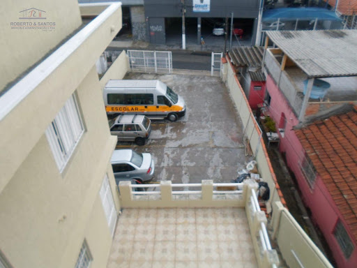 Vista do estacionamento
