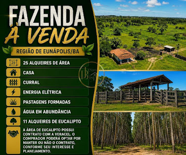 Fazenda à Venda na BR-101 em Eunápolis por R$ 10 Milhões