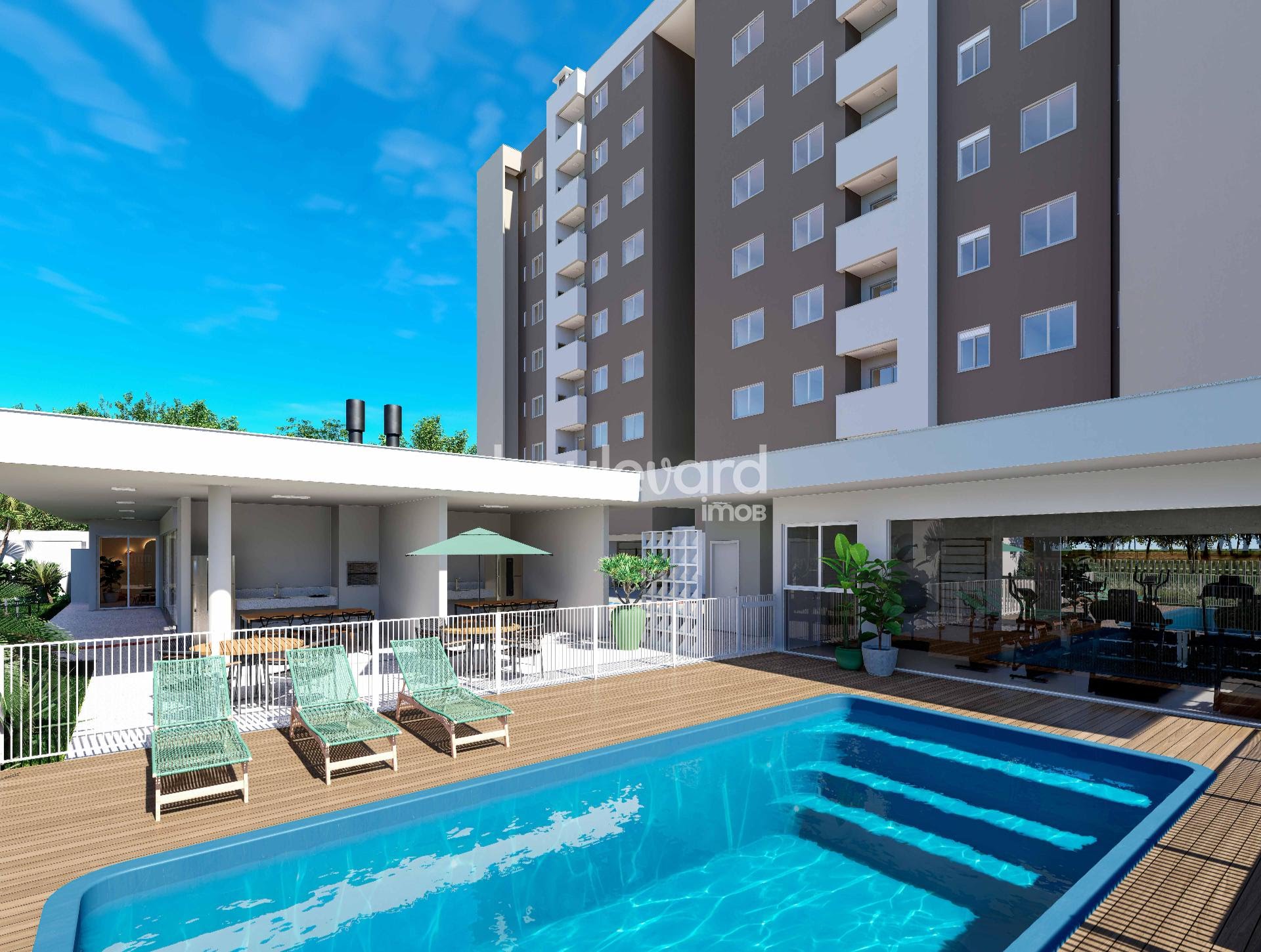 Apartamento à venda com 2 quartos, 1 banheiro, 1 vaga e 56m² no Rio Caveiras, Biguaçu — foto principal