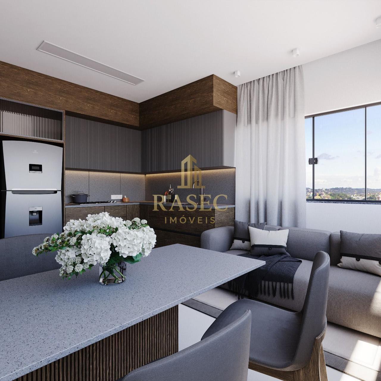 Apartamento à venda com 1 quarto, 1 banheiro, 1 vaga e 29m² no Centro 1, Brusque (SC) — foto 4 de 8