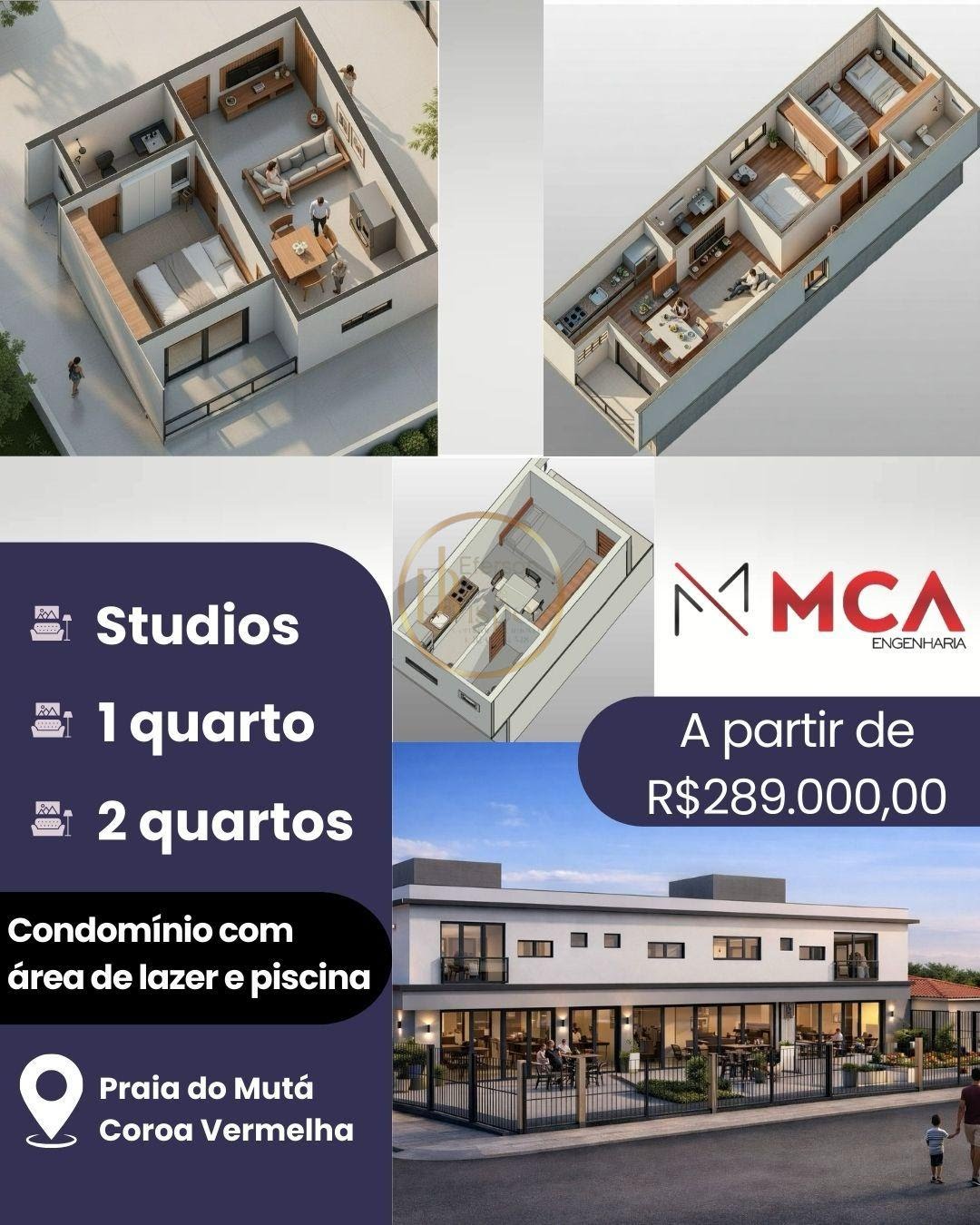 Studio à venda com 1 quarto, 1 banheiro e 35m² no Coroa Vermelha, Santa Cruz Cabrália (BA) — foto 11 de 17