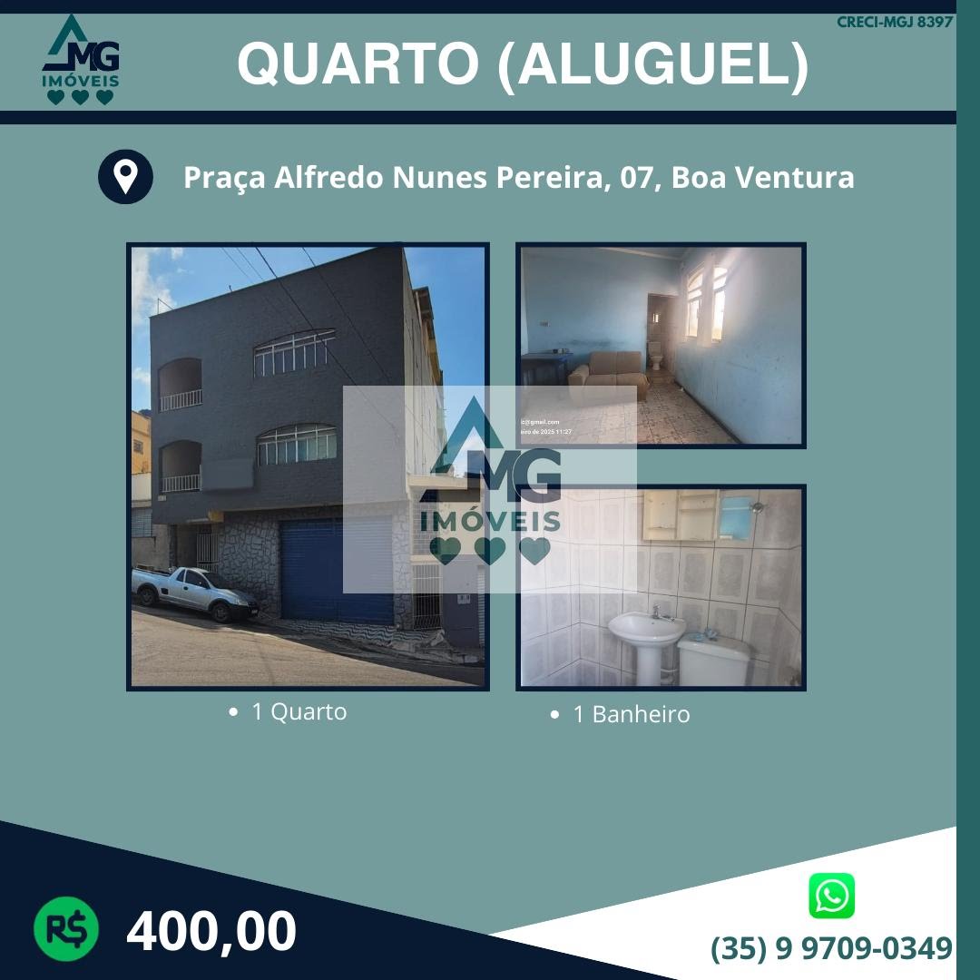 Studio para alugar com 1 quarto e 28m² no Boa Ventura, Três Corações (MG) — foto 9 de 9