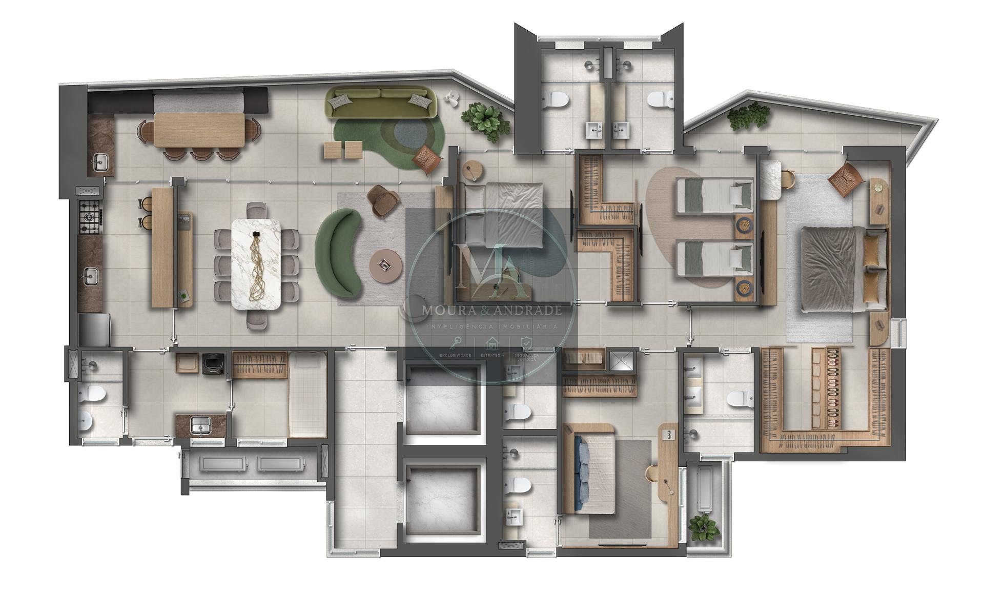 Apartamento à venda com 3 quartos, 3 suítes e 3 vagas no Cocó, Fortaleza (CE) — foto 26 de 30