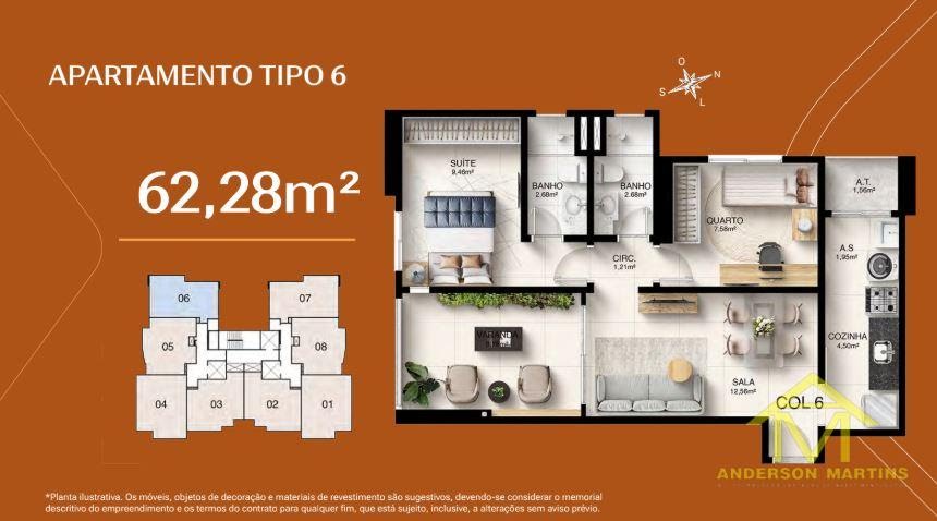 Apartamento à venda com 2 quartos, 2 banheiros, 1 vaga e 62m² no Jockey de Itaparica, Vila Velha (ES) — foto 13 de 20