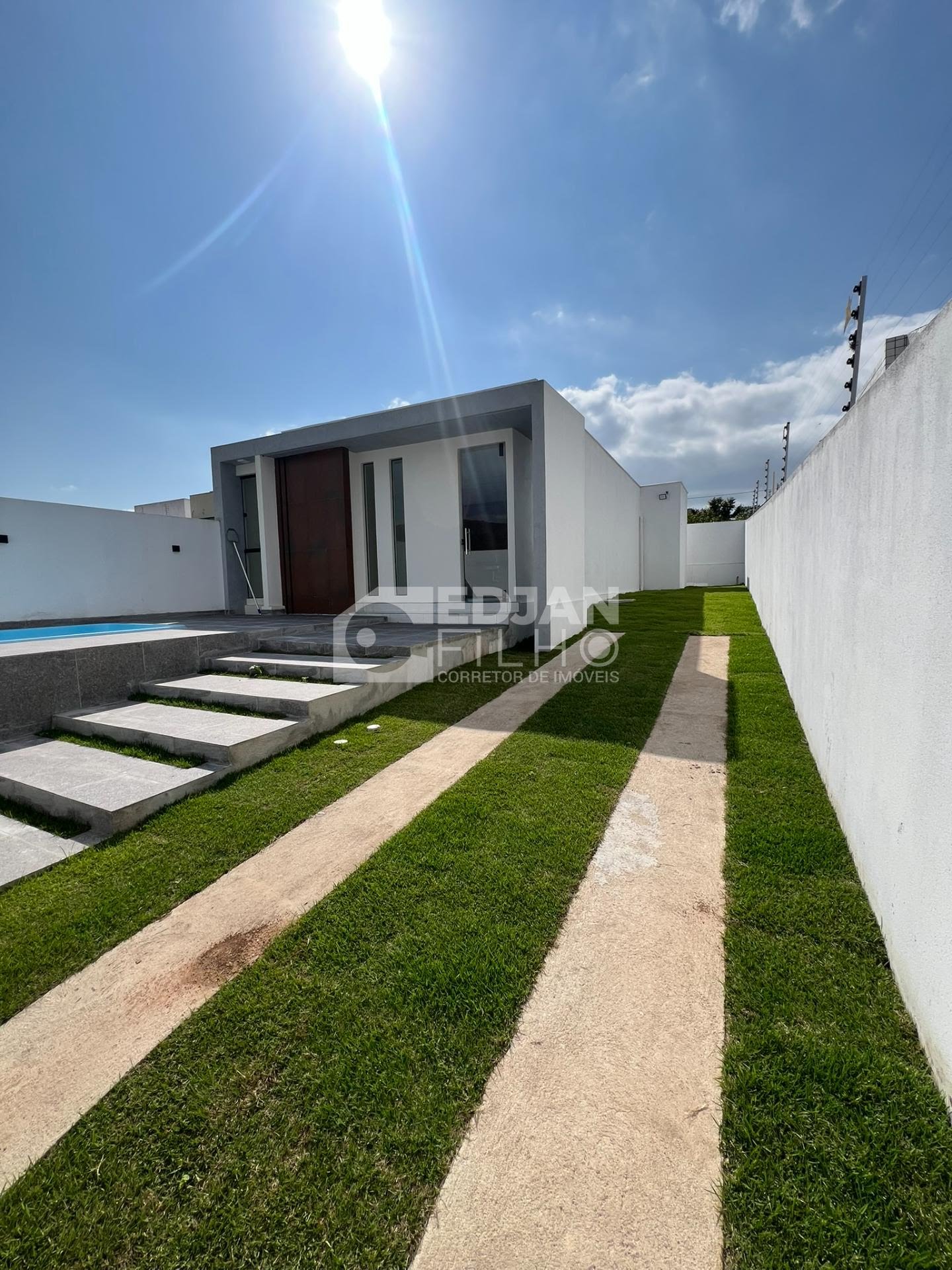 Vista da Frente da casa